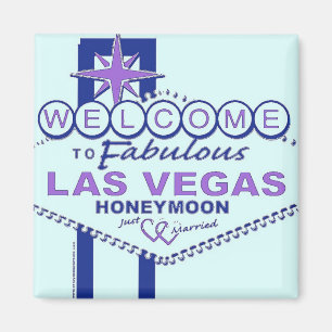 Aimant Bienvenue sur Fabulous Las Vegas Honeymoon