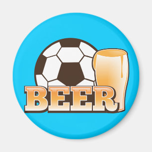 Aimant BIÈRE et le football du football