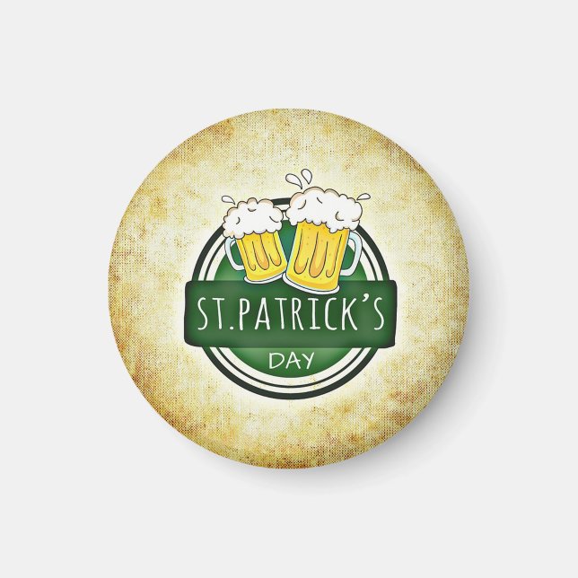 Aimant Bières du jour Saint Patrick (Devant)