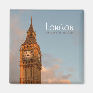 Aimant Big Ben dans l'aimant des textes de photo de