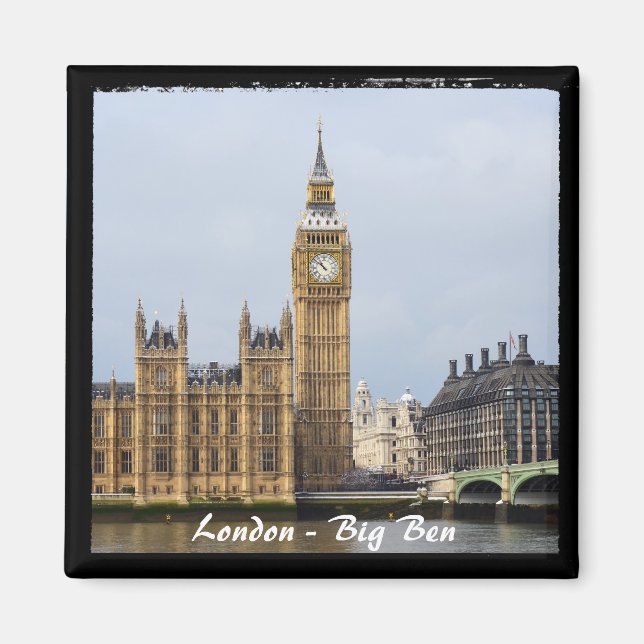 Aimant Big Ben, Londres, Angleterre (Fridge Magnet) (Devant)