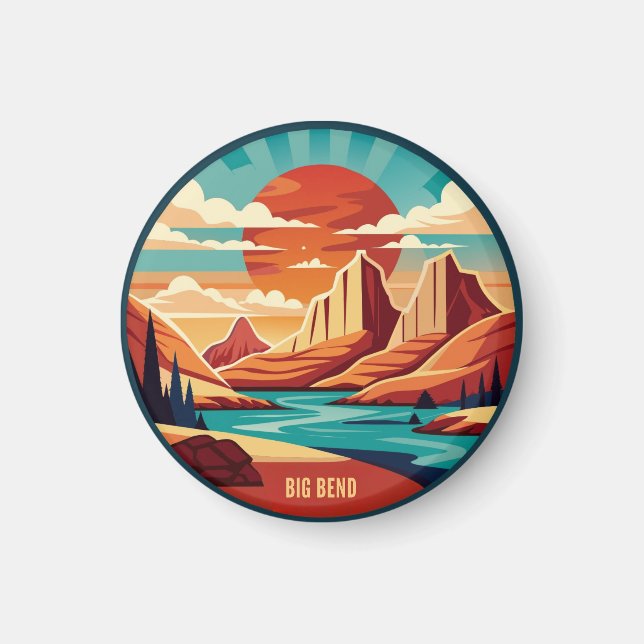 Aimant Big Bend National Park Texas (Devant)