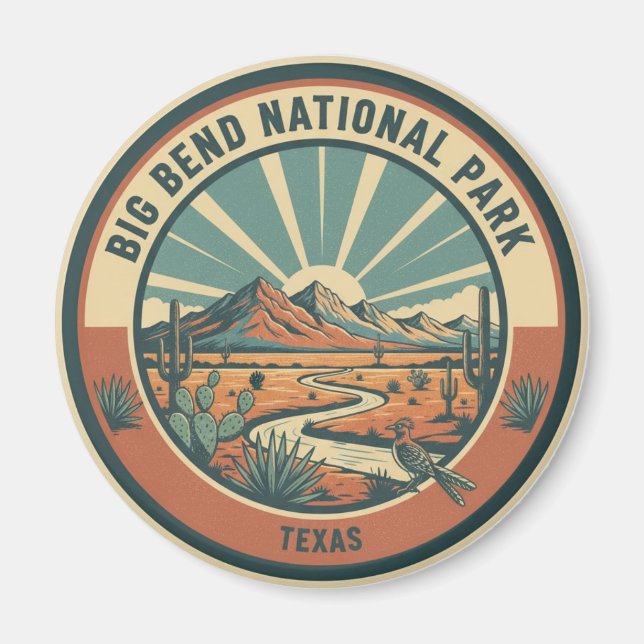 Aimant Big Bend National Park Travel (Devant)