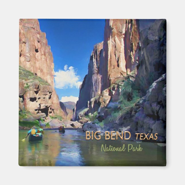 Aimant Big Bend Texas National Park Mariscal Canyon (Devant)