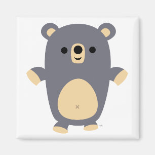 Aimant Big Blue Cartoon Bear
