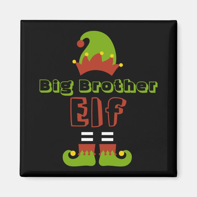 Aimant Big Brother Elf Christmas Xmas Cute T Shirt  (Devant)
