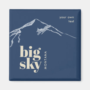 Aimant Big Sky Montana montagne