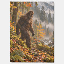 Aimant Bigfoot Brume d'Automne