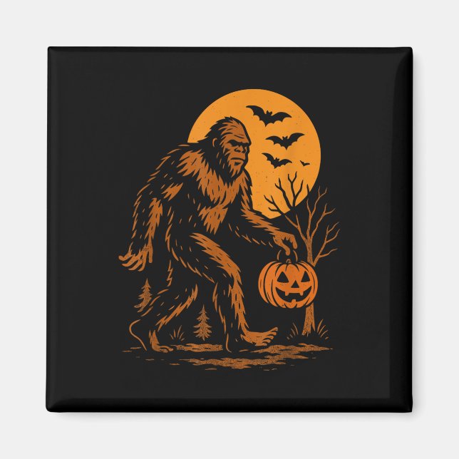 Aimant Bigfoot Halloween Sasquatch  (Devant)