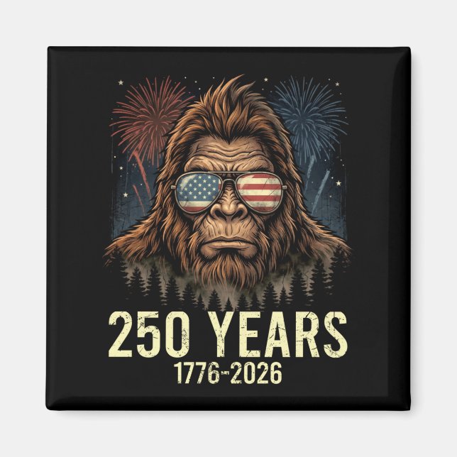 Aimant Bigfoot merica feu d'artifice 4 juillet 250 (Devant)