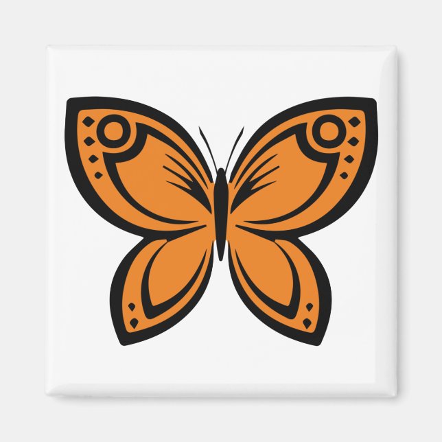 Aimant Bijoux - Orange (Devant)