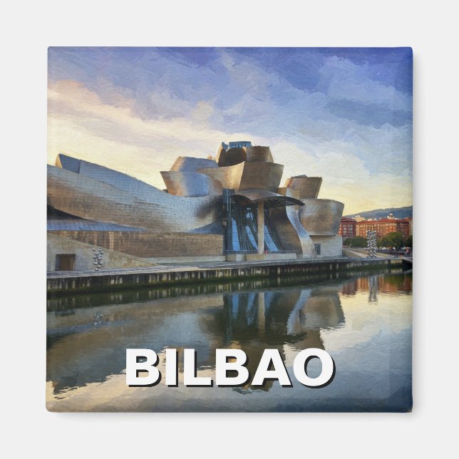 Aimant Bilbao Guggenheim Museum Travel (Devant)