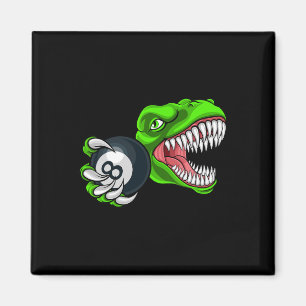 Aimant Billard amusant T-rex Art Billard Jouer Piscine P