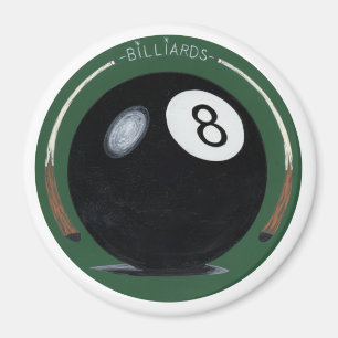 Aimant Billard Pool Huit Bal