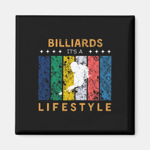 Aimant Billiards Son Un Style De Vie Drôle Tee - Joueur D