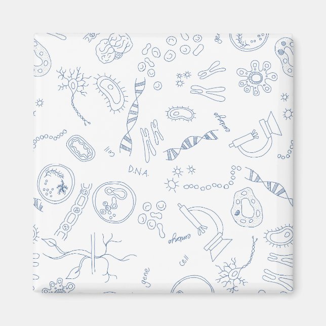 Aimant Biologie diagrammes scientifiques conception (Devant)