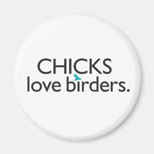 Aimant Birders d'amour de poussins
