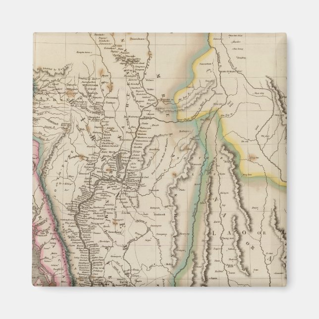 Aimant Birmah, Anam, Siam, Thaïlande (Devant)