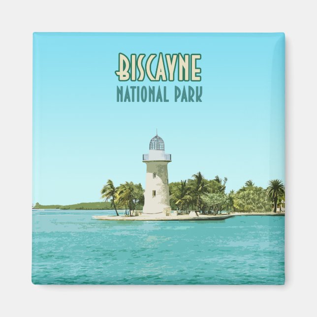 Aimant Biscayne National Park Floride (Devant)
