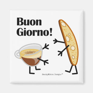 Aimant Biscotti & Café - Buon Giorno!