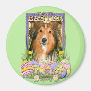 Aimant Biscuits d'oeuf de pâques - Sheltie