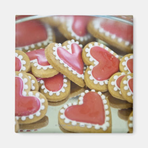 Aimant biscuits doux de valentine dans une boîte à