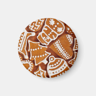 Aimant Biscuits en pain d'épices de Noël