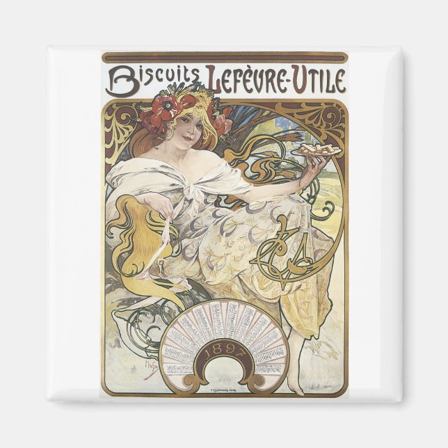 Aimant Biscuits Lefeure-1897 (Devant)