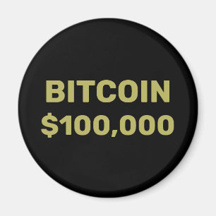 Aimant Bitcoin 100000 Célébration
