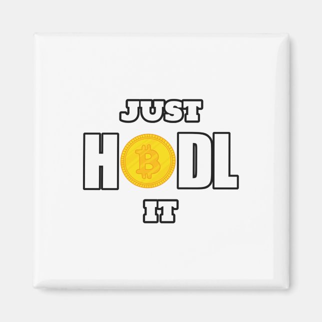 Aimant Bitcoin Hodmonnaie CryptoCurrency (Devant)