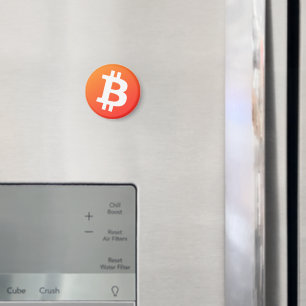 Aimant Bitcoin (Orange Classique)