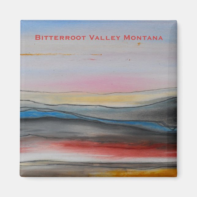 Aimant Bitterroot Valley Montana (Devant)