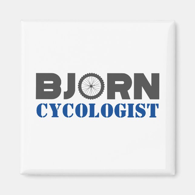 Aimant Bjorn Mountain Biker (Devant)