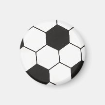 Black And White Soccer Ball Geometric Pattern 