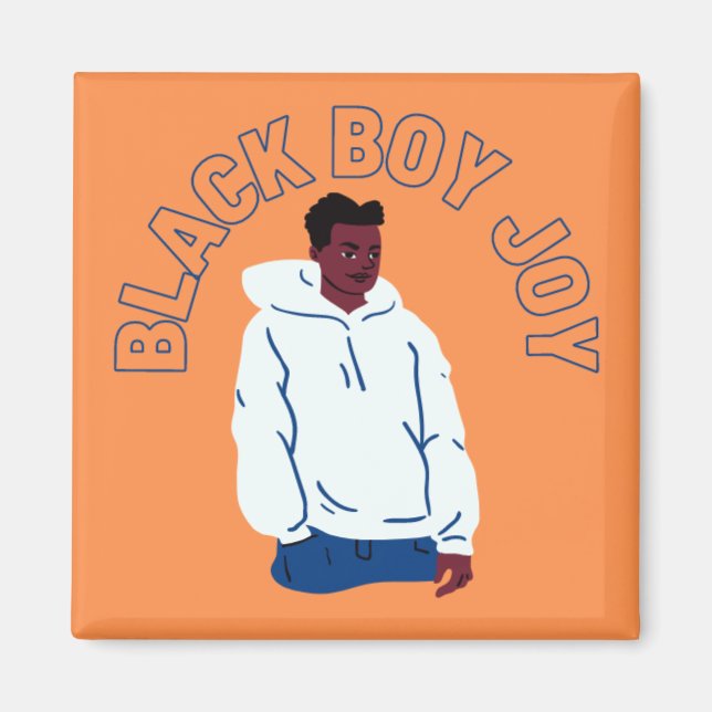 Aimant Black Boy Joy (Devant)