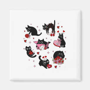Aimant Black Cats Valentine