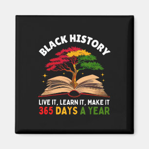Aimant Black History Mois Live It Apprenez-Le Faire 365 D