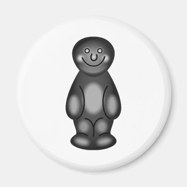 Aimant Black Jelly Baby (Devant)