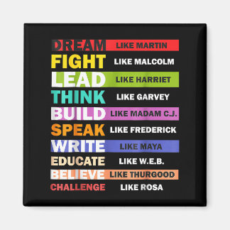 Aimant Black Lives S Black Leaders Black History Month 