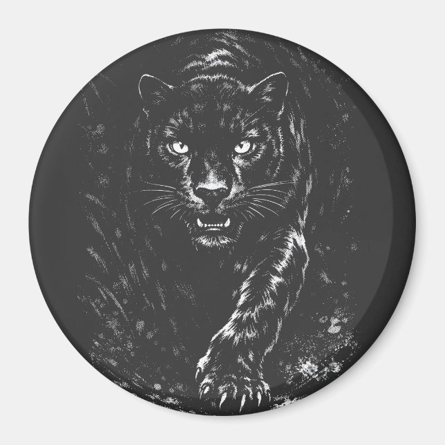 Aimant Black Panther — par BurnsInHell (Devant)