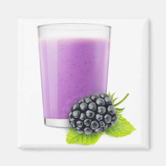 Aimant Blackberry smoothie (Devant)