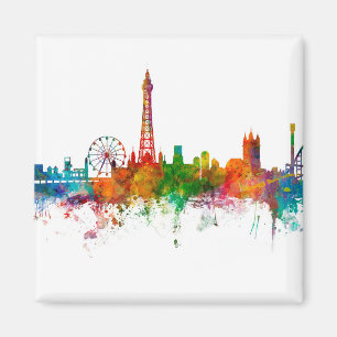 Aimant Blackpool England Skyline