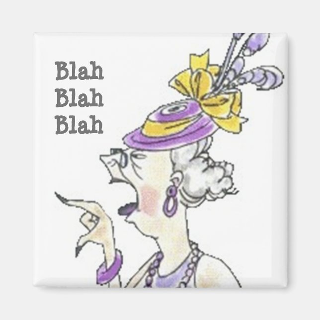 Aimant Blah blahblah (Devant)