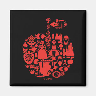 Aimant Blanche neige et amis Apple