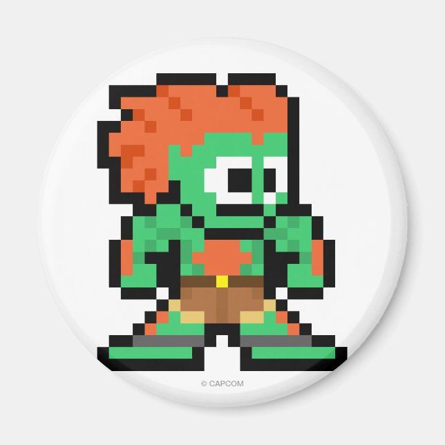 Aimant Blanka 8 bits (Devant)