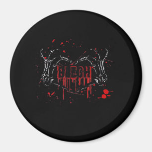 Aimant Blegh Breakdown, Skeleton Heart Hands, Emo Band, S
