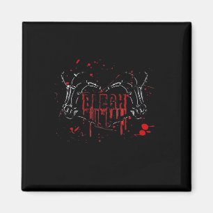 Aimant Blegh Breakdown, Skeleton Heart Hands, Emo Band, S