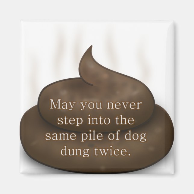 Aimant Blessing dans la salle de bain : Ne pas marcher da (Devant)