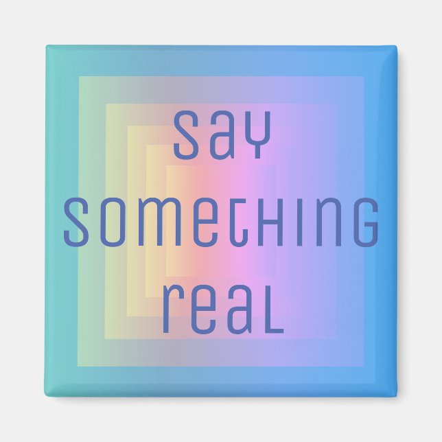 Aimant bleu (Devant)