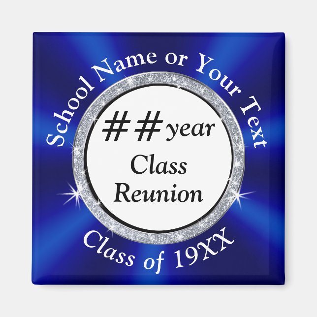 Aimant Bleu, Classe Reunion Favoriser les Magnets, Change (Devant)